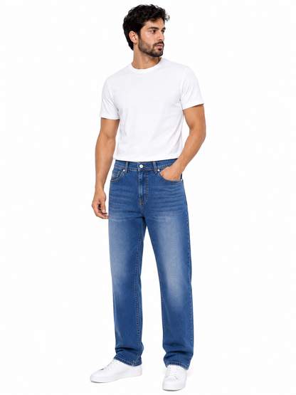 True Religion Vintage Wash Straight Jeans