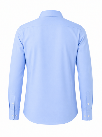BOSS Light Blue Slim-Fit Dress Shirt