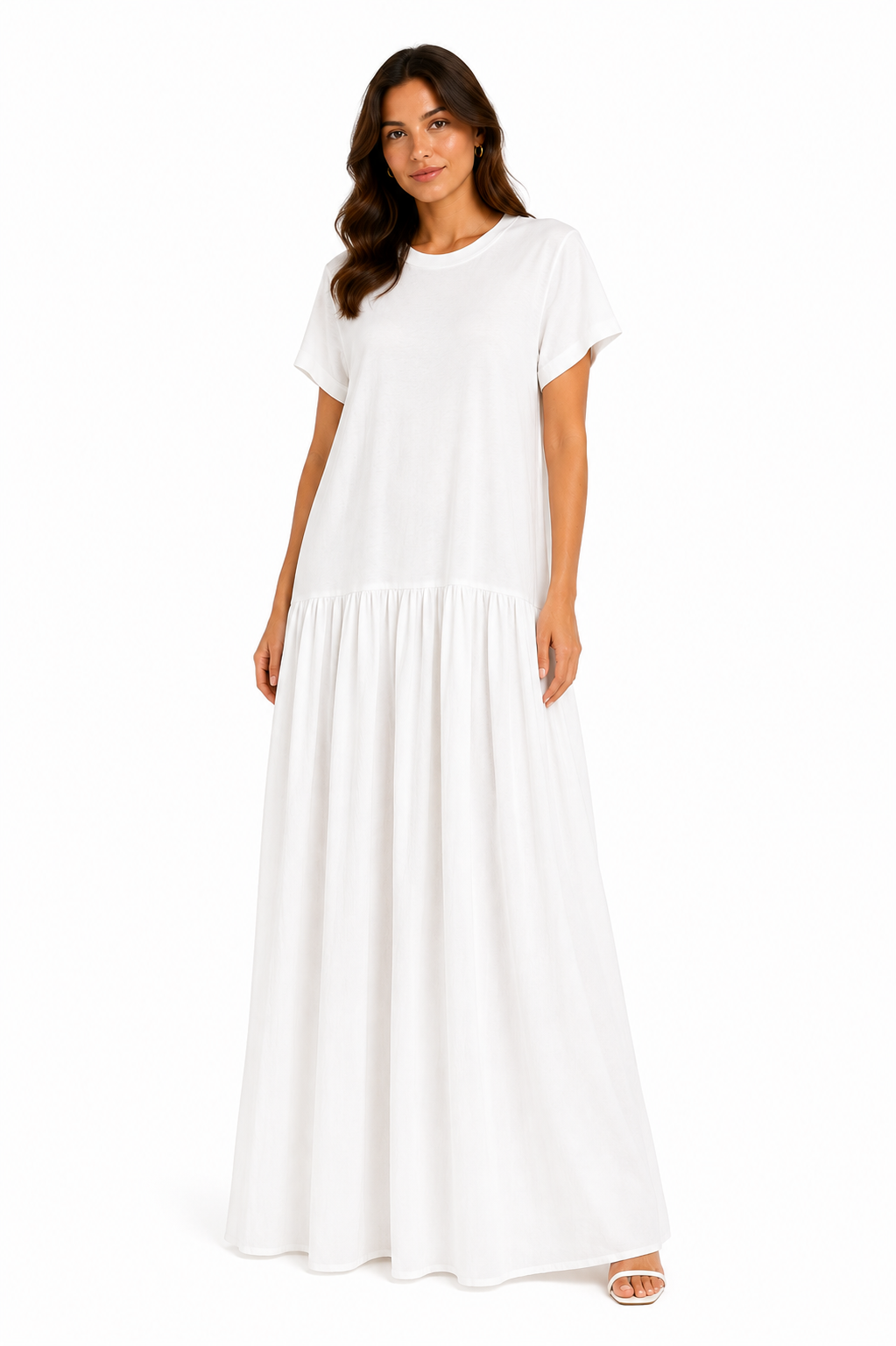 Women's Drop Waist Maxi Dress – Product Description