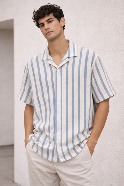 ZARA Oversized Striped Shirt