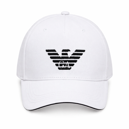 Armani Exchange Cap – White Eagle Logo Cap