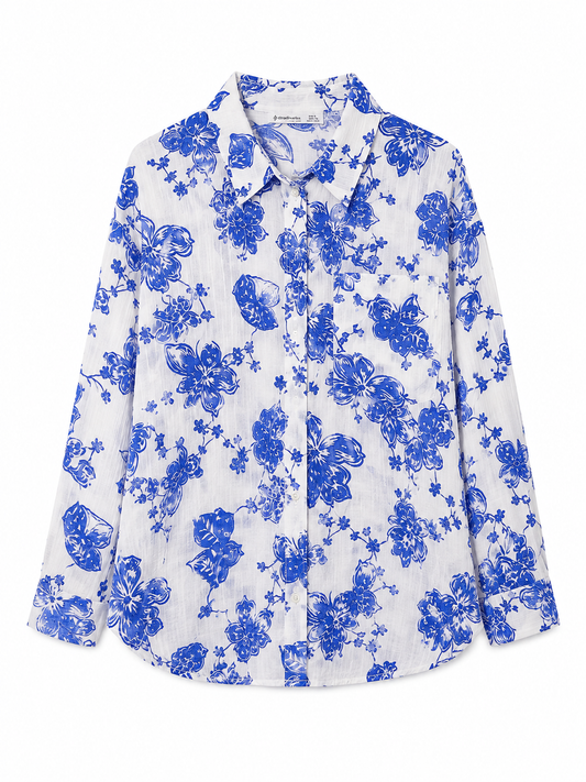 Linen Floral Shirt – Product Description