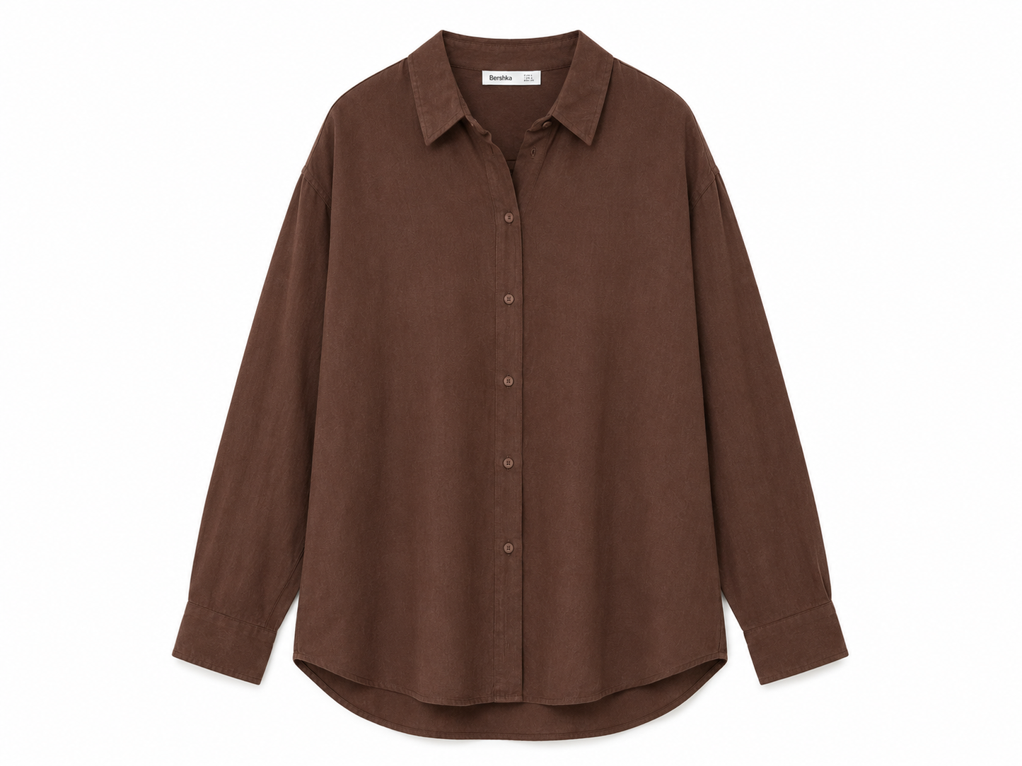 Stradivarius Oversized Button-Up Shirt