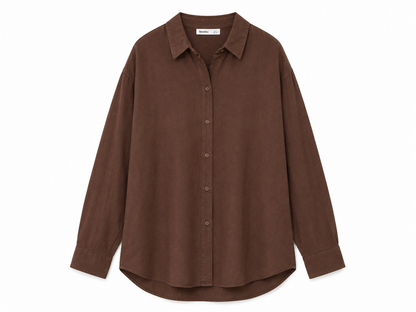 Stradivarius Oversized Button-Up Shirt