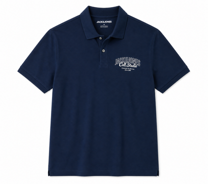 Classic Jack & Jones polo shirt with a timeless sporty look: