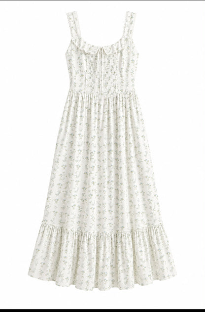 American Eagle Floral Smocked Midi Dress – Product Description