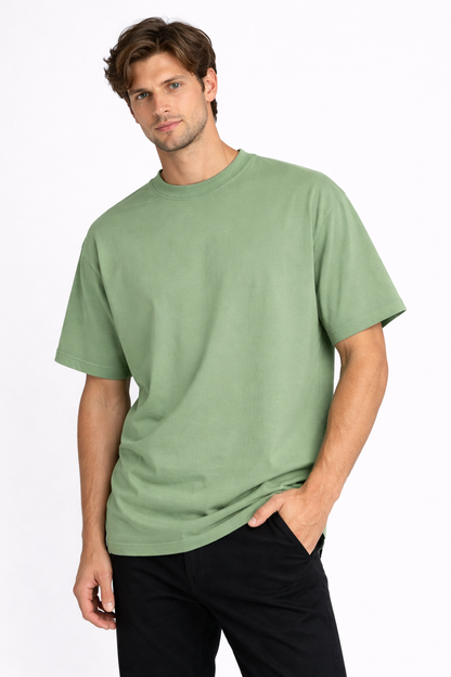 H&M Light Green Oversized T-Shirt