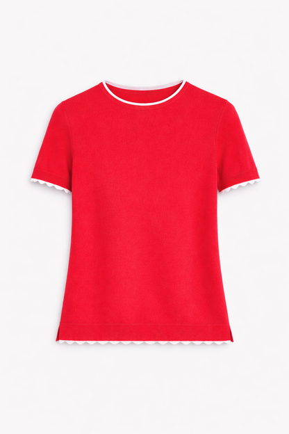 Nautica Red Blouse