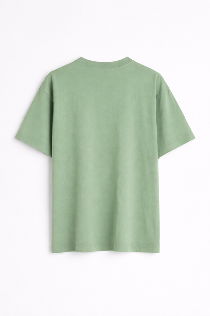 H&M Light Green Oversized T-Shirt
