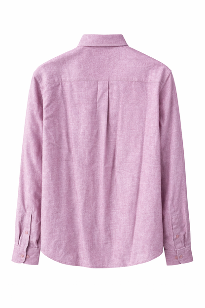 Polo Ralph Lauren Textured Shirt – Pink (Slim Fit)