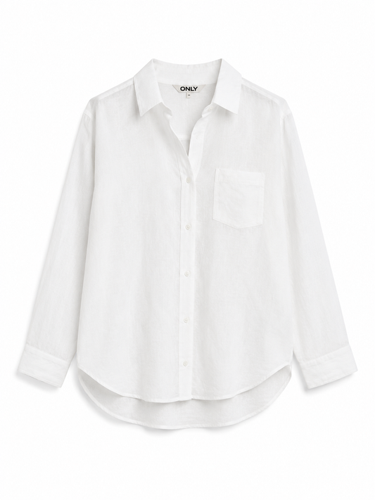 ONLY White Relaxed Shirt
