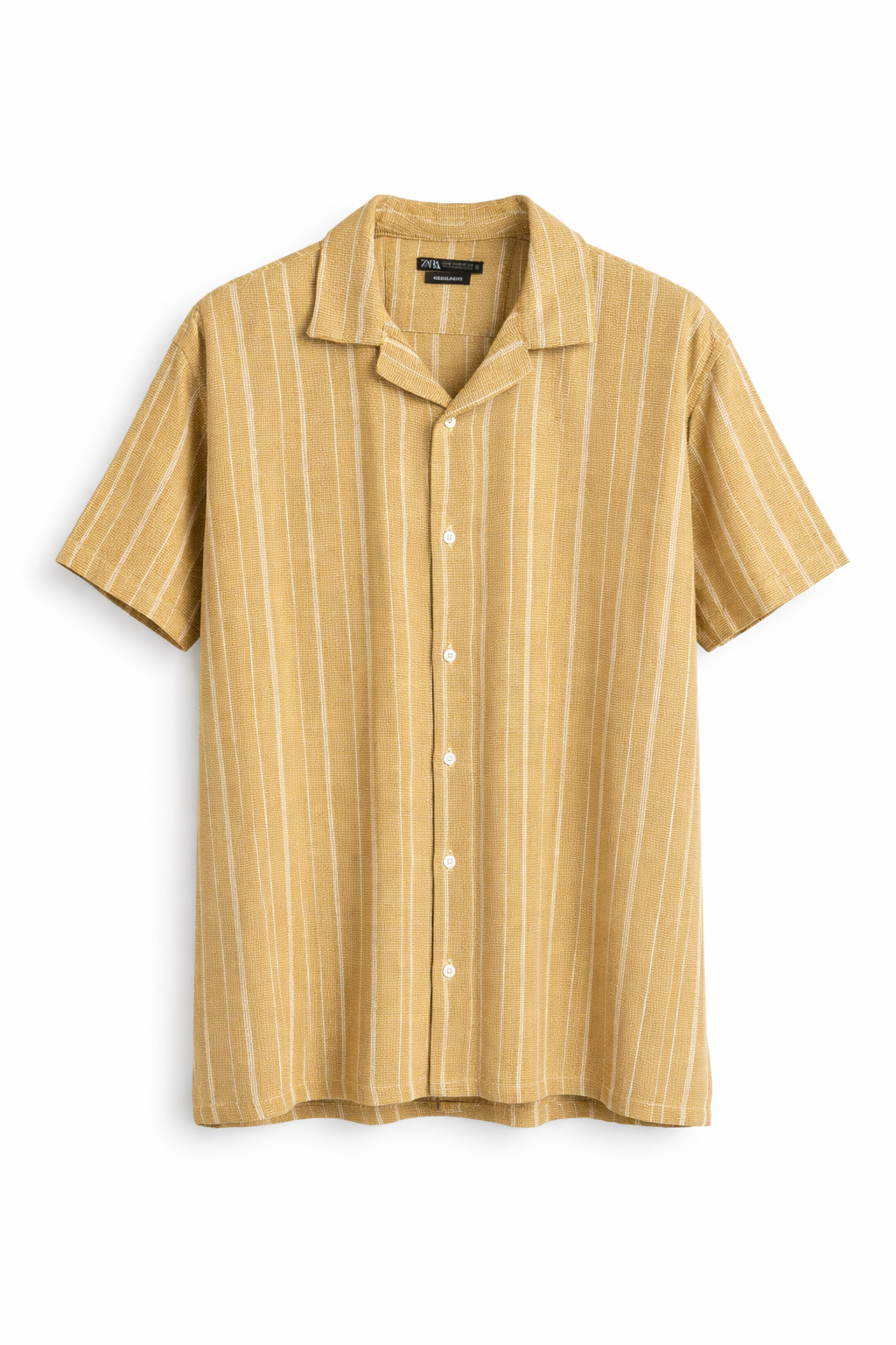 ZARA Oversized Textured Stripe Shirt