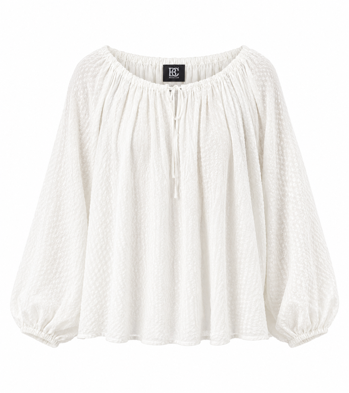 H&M Textured Peasant Blouse – Product Description