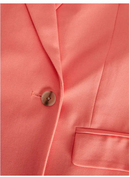 JACK & JONES STYLE  Women’s Oversized Tailored Blazer – Pink