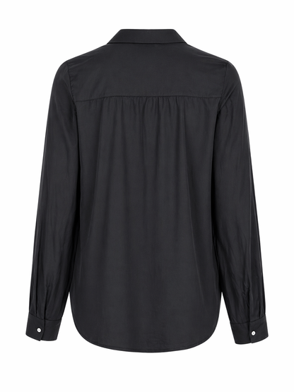 Sinsay Black Button-Up Shirt