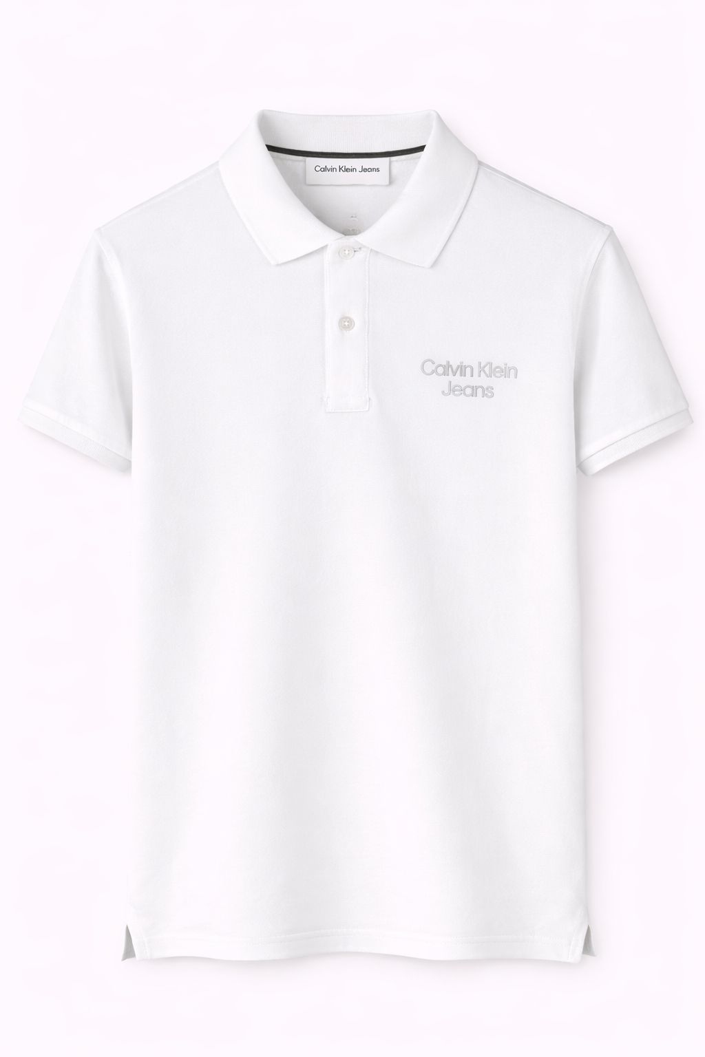 Calvin Klein Jeans White Polo Shirt