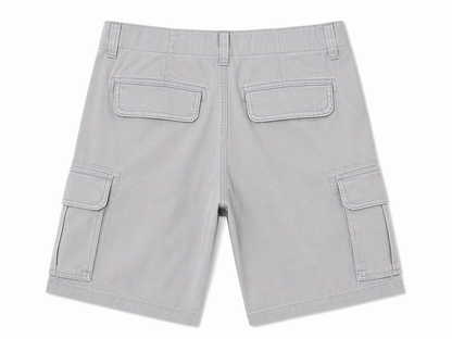 Sonoma Cargo Shorts – Light Grey (Relaxed Fit)