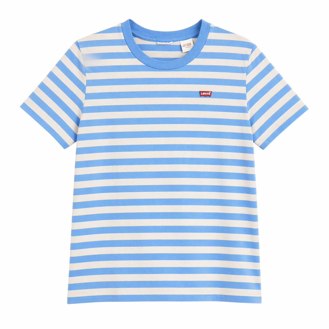 Levi’s Striped T-Shirt – Light Blue & White