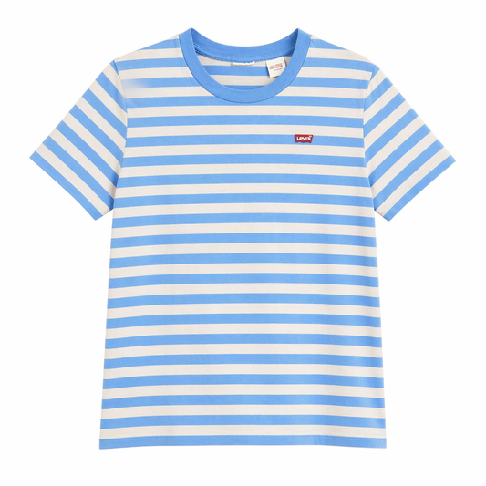 Levi’s Striped T-Shirt – Light Blue & White