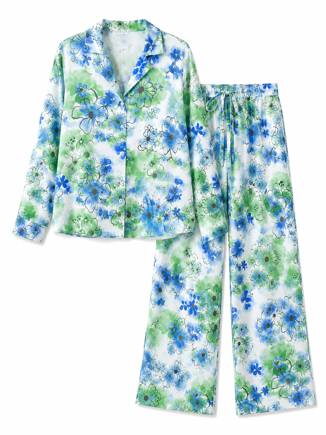 Mango Floral Two-Piece Set – Product Description