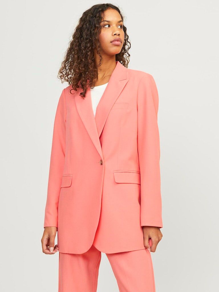 JACK & JONES STYLE  Women’s Oversized Tailored Blazer – Pink
