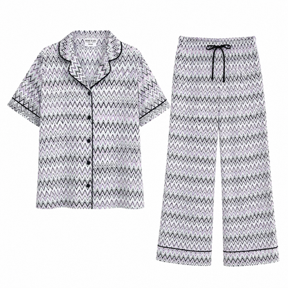 Rose & Lee Zigzag Pajama Set