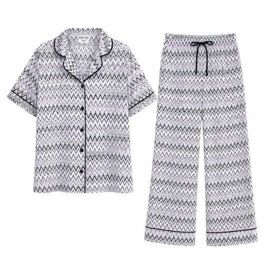 Rose & Lee Zigzag Pajama Set