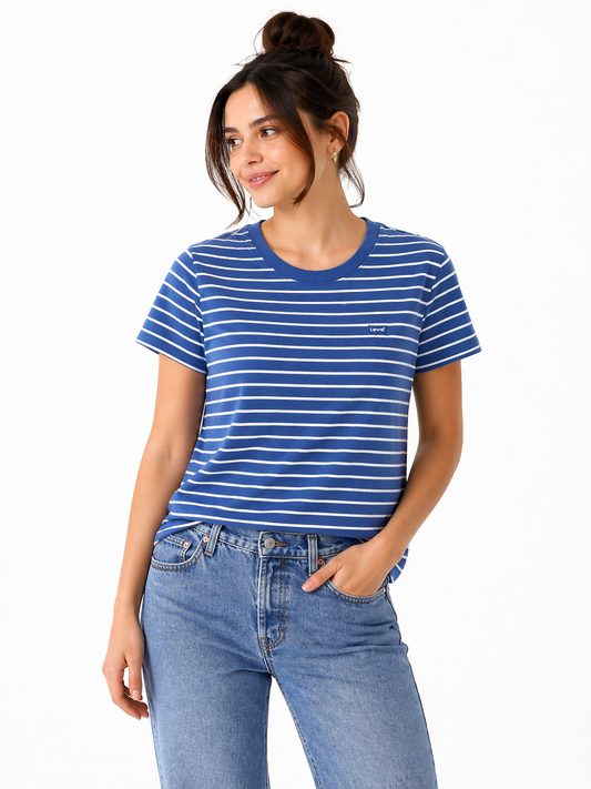 Levi’s Striped T-Shirt – Blue & White