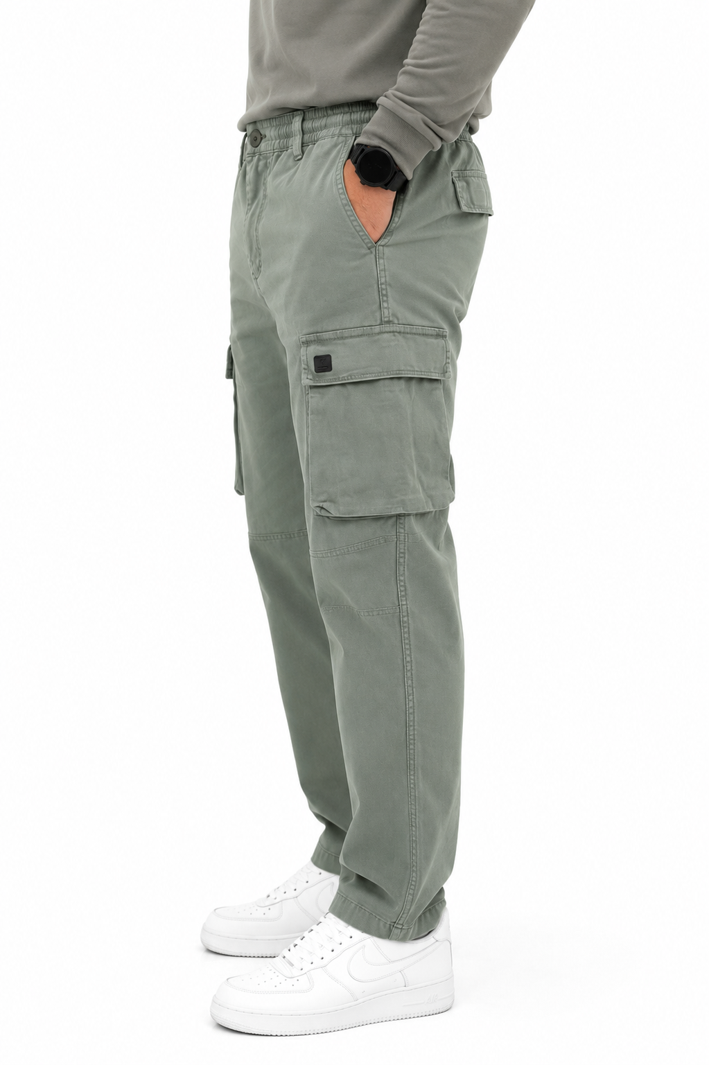 Pull&Bear Washed Utility Cargo Pants