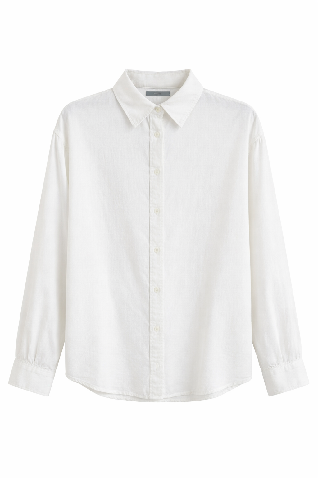 Stradivarius Women’s Linen Shirt (White – Classic Button-Up)