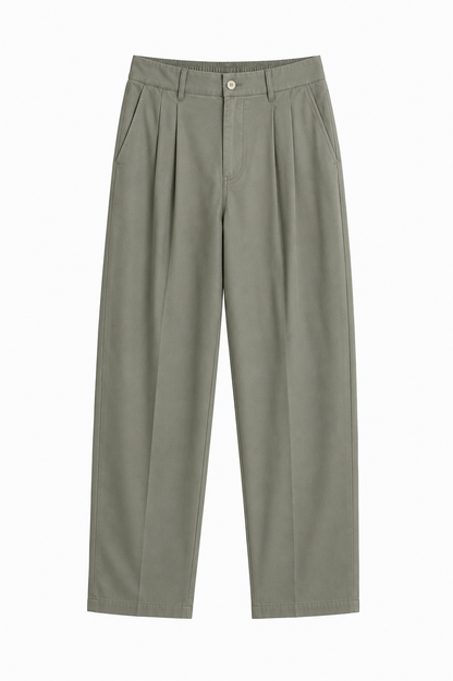Zara Relaxed Pleated Trousers