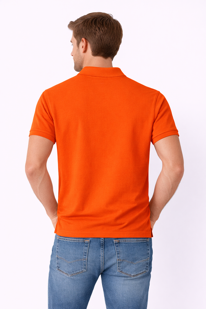 Calvin Klein Jeans Orange Polo Shirt