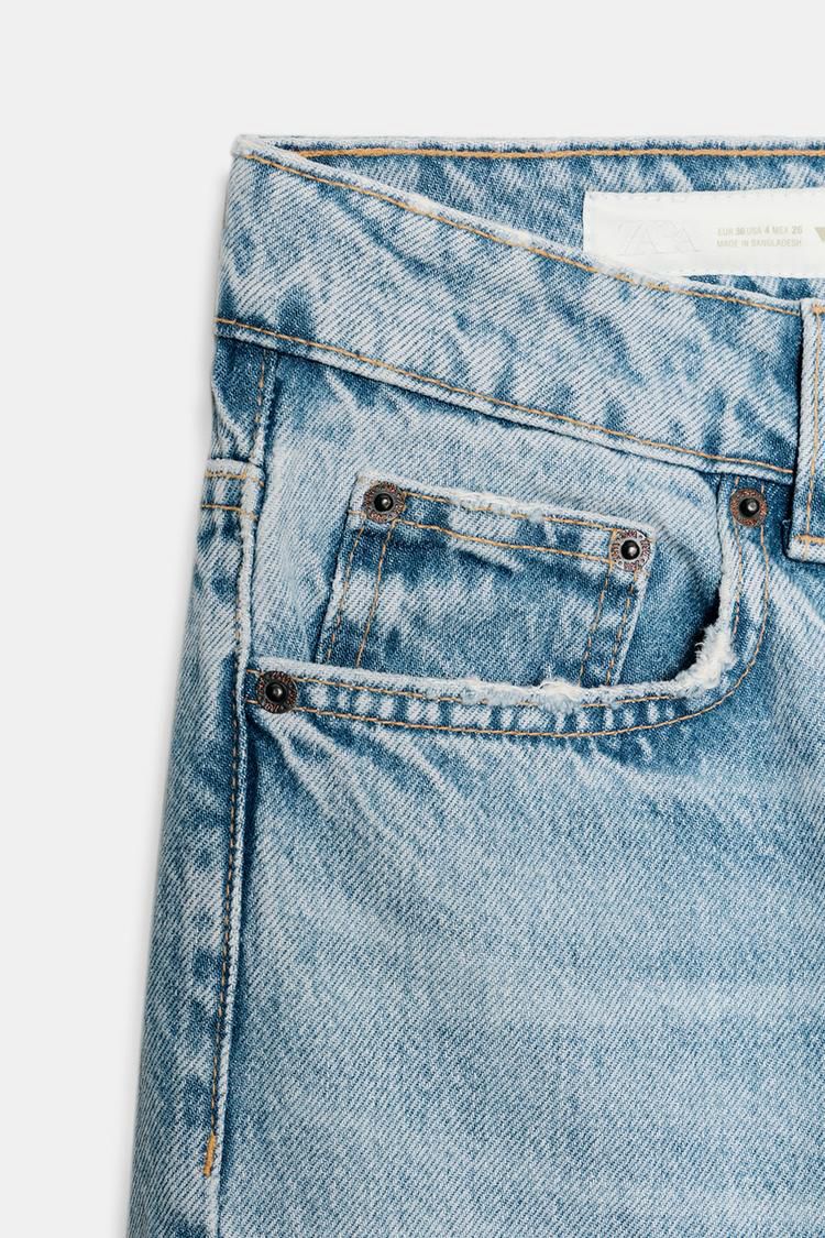ZARA High-Waist Jeans – Regular Length (Light Blue)