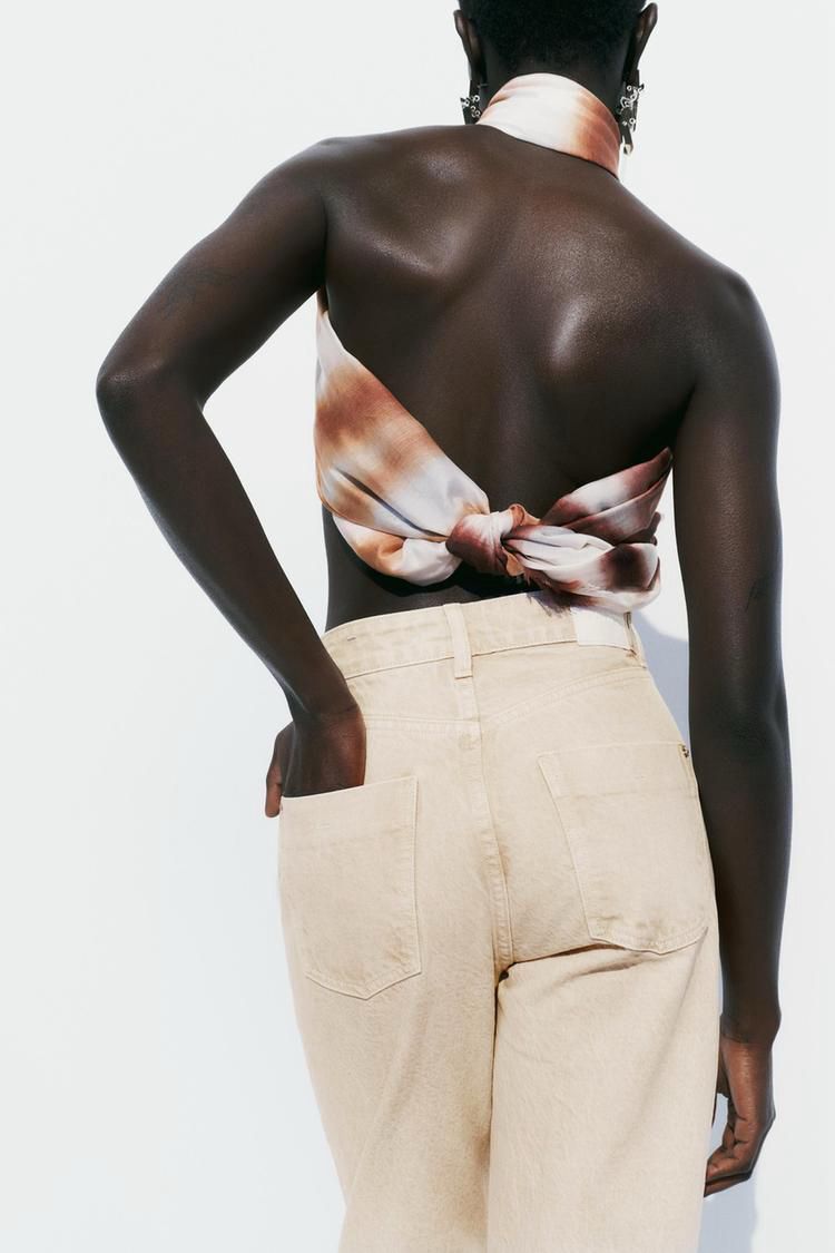 ZARA Mom Fit Jeans – Beige