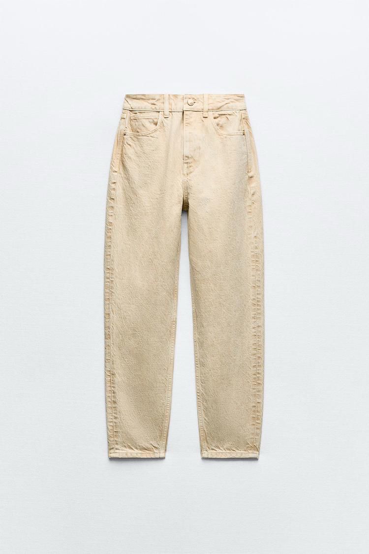 ZARA Mom Fit Jeans – Beige