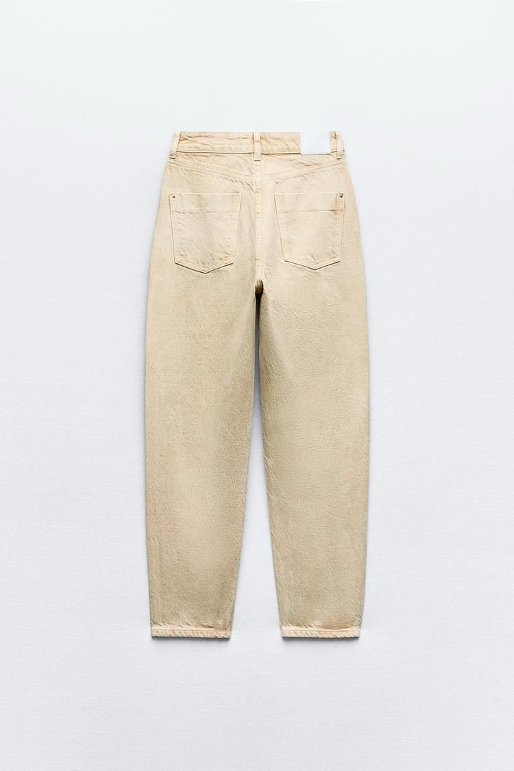 ZARA Mom Fit Jeans – Beige