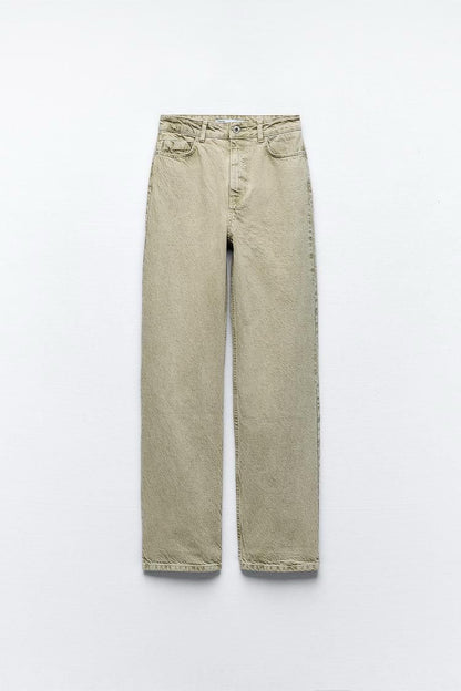 ZARA Mom Cut Jeans – Green