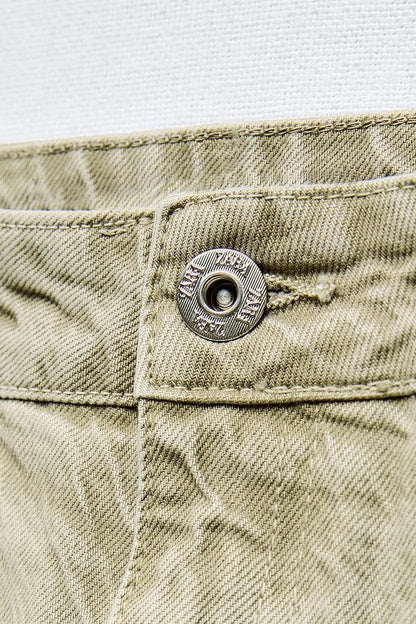 ZARA Mom Cut Jeans – Green