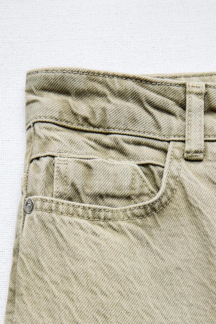 ZARA Mom Cut Jeans – Green