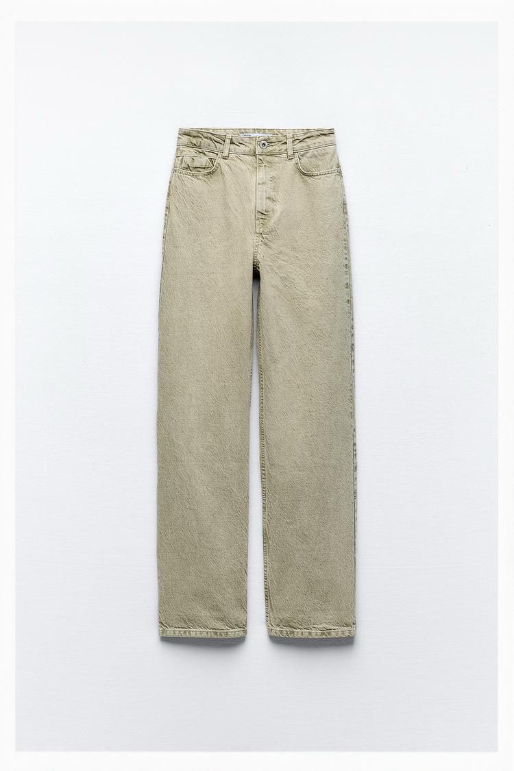 ZARA Mom Cut Jeans – Green