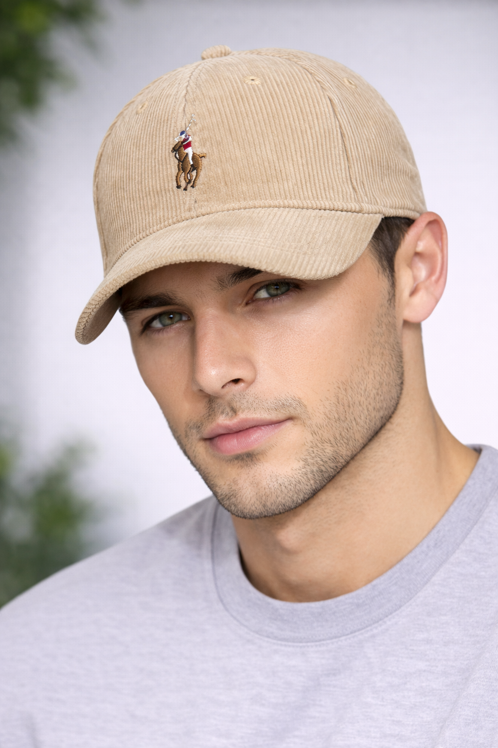 Polo Ralph Lauren Cap – Beige Corduroy Pony Cap