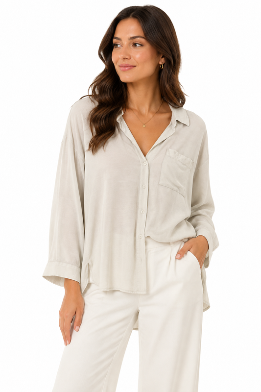 JDY Relaxed Button-Up Shirt