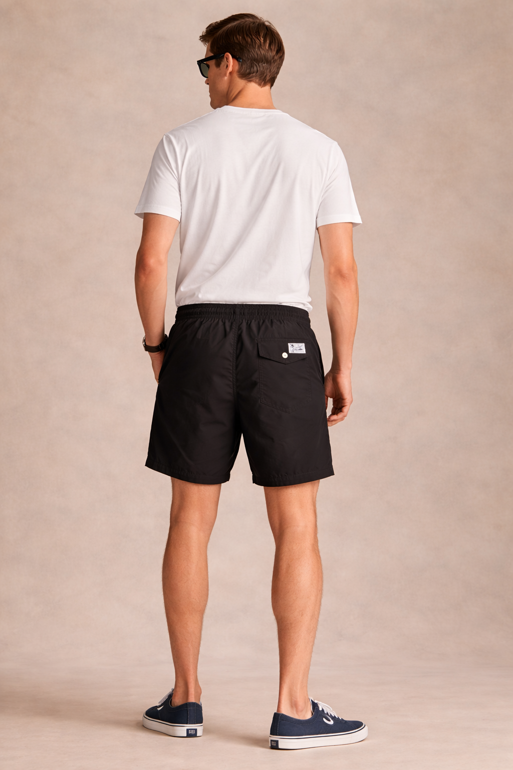 Polo Ralph Lauren Black Traveller Swim Shorts – 14.5 cm