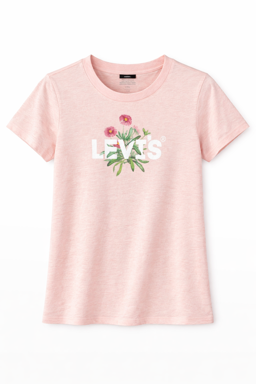 Levi’s® Women’s Floral Logo T-Shirt (Soft Pink)