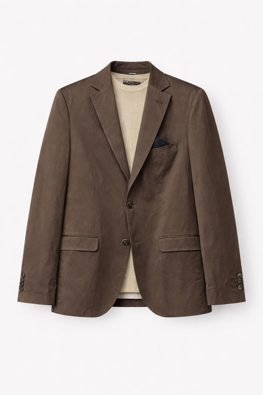 Massimo Dutti Blazer - Deep chocolate brown