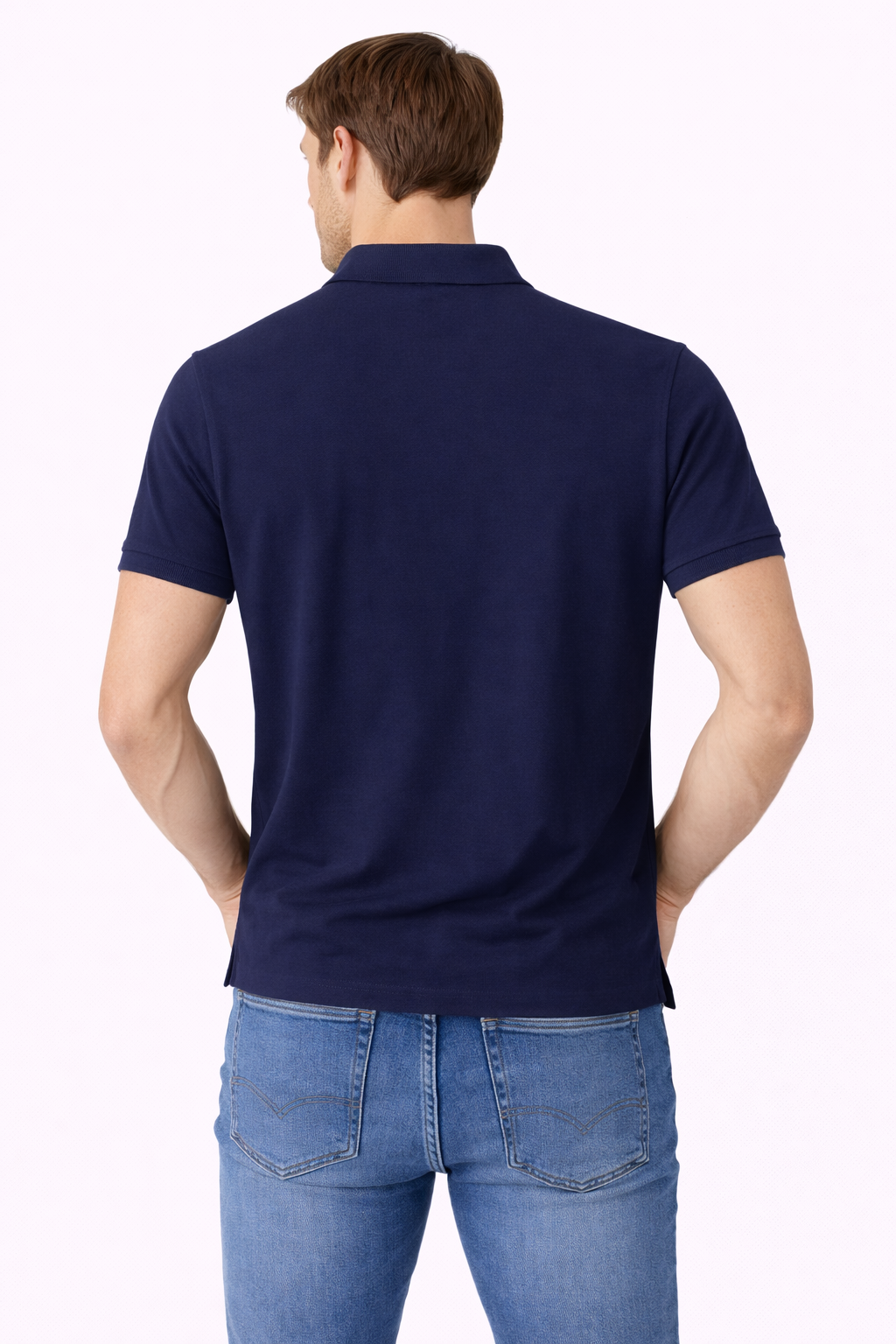 Calvin Klein Navy Logo Polo (CK Graphic Edition)