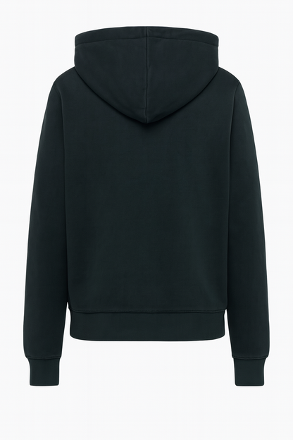 Mustang Unisex Embroidered Logo Hoodie – Black