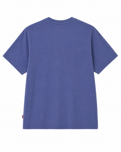 Levi’s Blue Graphic T-Shirt (Multi-Color Batwing Logo)