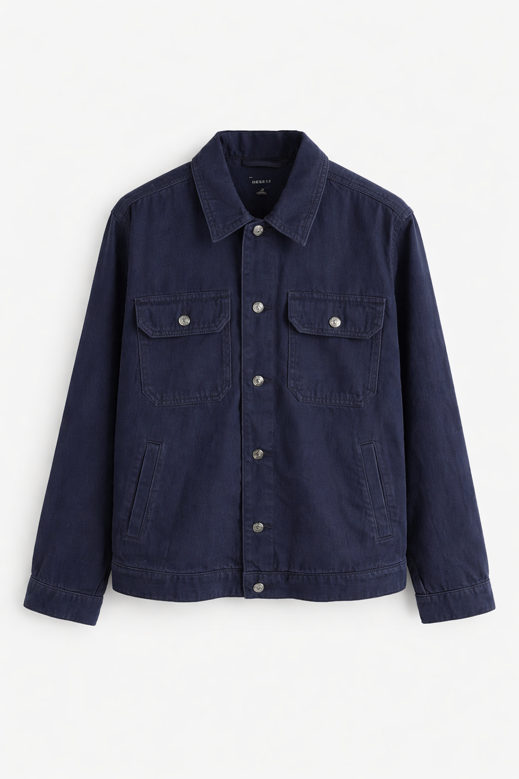 Oversized Denim Jacket – Dark Navy Wash