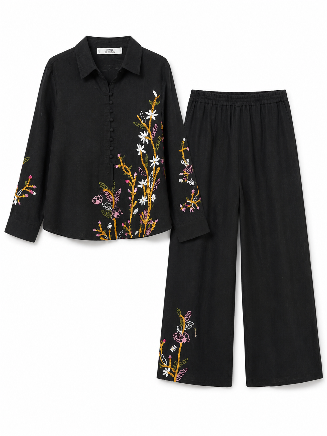 Mango Embroidered Two-Piece Set – Product Description